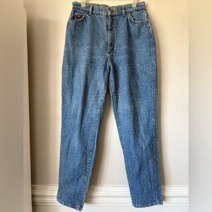 Vintage Lee Riders Jeans High Rise Tapered Leg 90s Denim 30x31 Size 16 Medium